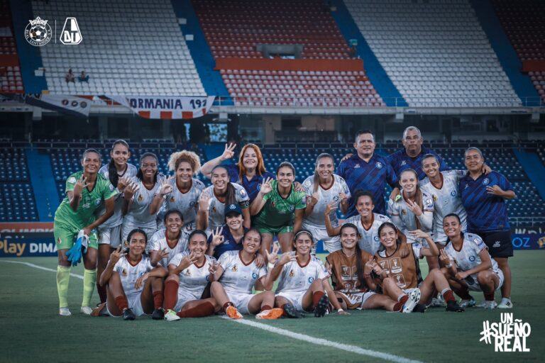 Real Santander toma el liderato de la Liga Betplay femenina al vencer 3-1 a Junior FC como visitante.