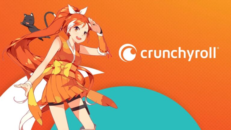 Crunchyroll logo with anime character